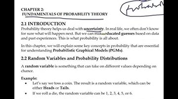 Lecture 2 (PGM): Fundamentals of Probability Theory || Part 1 || July 11, 2025
