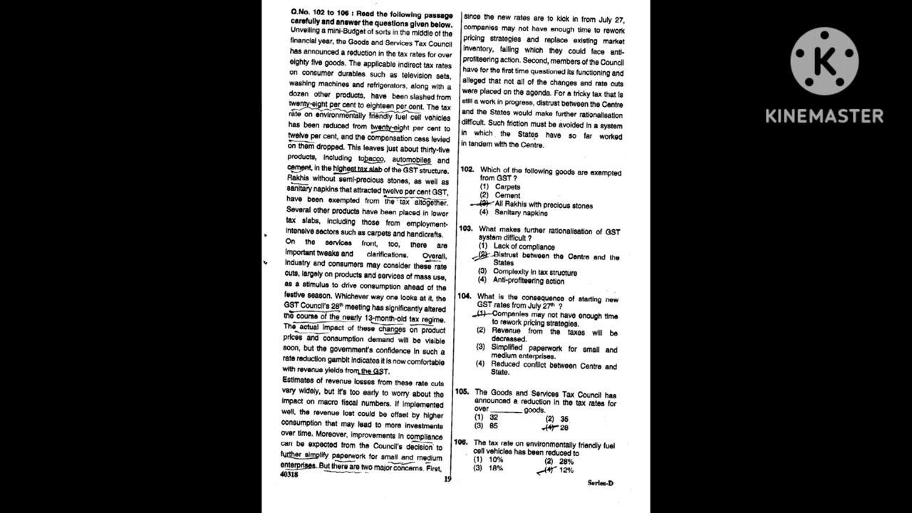 TSPSC Group IV 2018 Paper II Question Paper