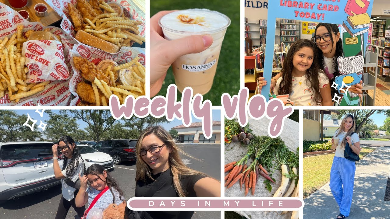 Mom Life Diaries | Busy Days with My Girls + Farmers Market & Library Haul 