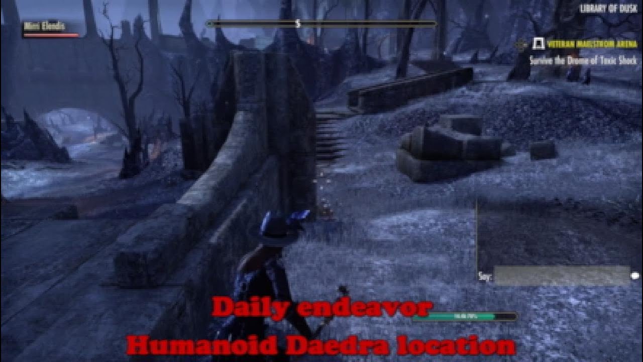 ESO Daily Endeavor, Humanoid Daedra Location, The Elder Scrolls Online