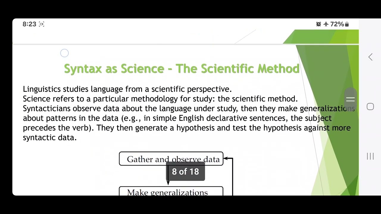Syntax Chapter one Introduction - YouTube