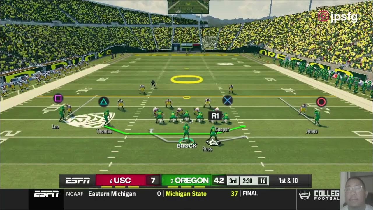 Oregon Jet Sweep TD great success YouTube