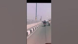 jalan-jalan melewati fly over KRIAN SIDOARJO yang baru jadi.
