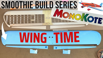 Balsa USA Smoothie RC Plane Kit Build No 34, Monokote the WING, review of Monokote and methods