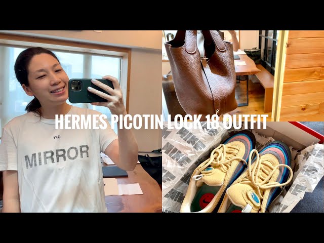 Hermes Picotin Lock 18 and Nike Sean Wotherspoon