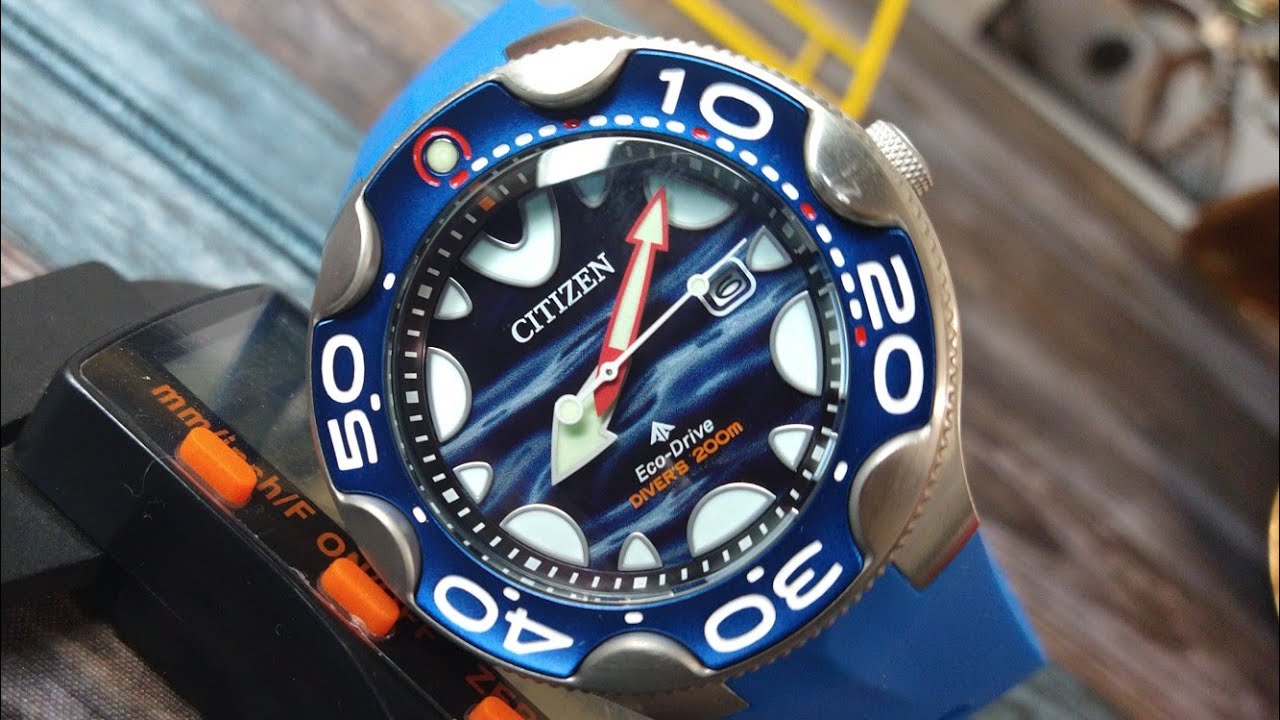 Orca YouTube Stainless Citizen BN0238-02L Ocean Dial - Promaster Dive