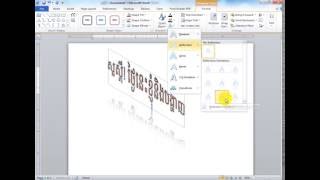 Microsoft office Word 2010 chenge style word art (vchsm)kh