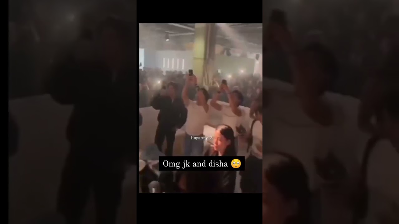 jk and Disha patani at same place 🔥❤️ 