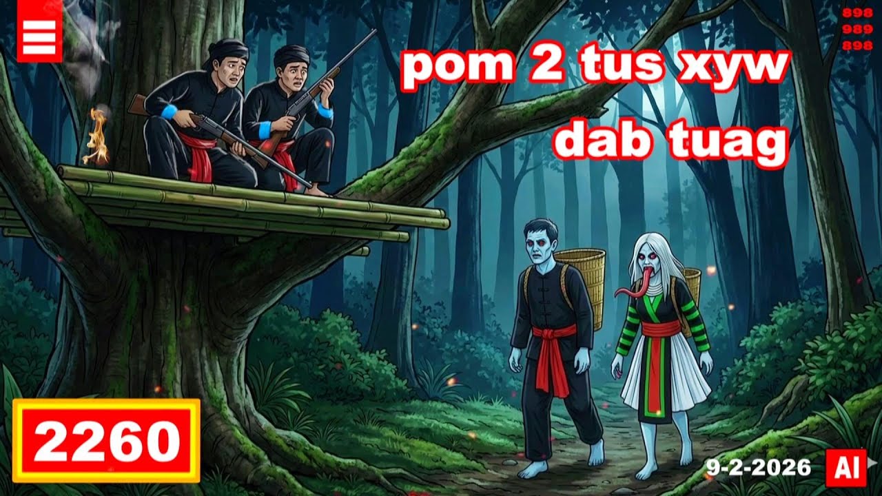 dab hais hmoob - 2260 - 9-2-2026 pom 2 tus xyw dab tuag, วิญญาณผี, The spirit ghosts.