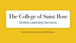 Canvas Communications and Notifications