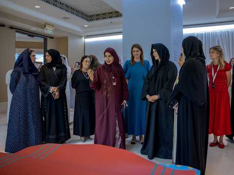 لطيفة بنت محمد تفتتح الدورة العشرين من معرض "آرت دبي"
