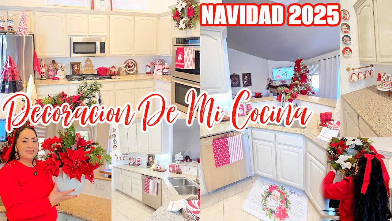 NAVIDAD 2025 DECORACIÓN DE mi COCINA🎅🏻IDEAS Para DECORAR NAVIDAD 2025