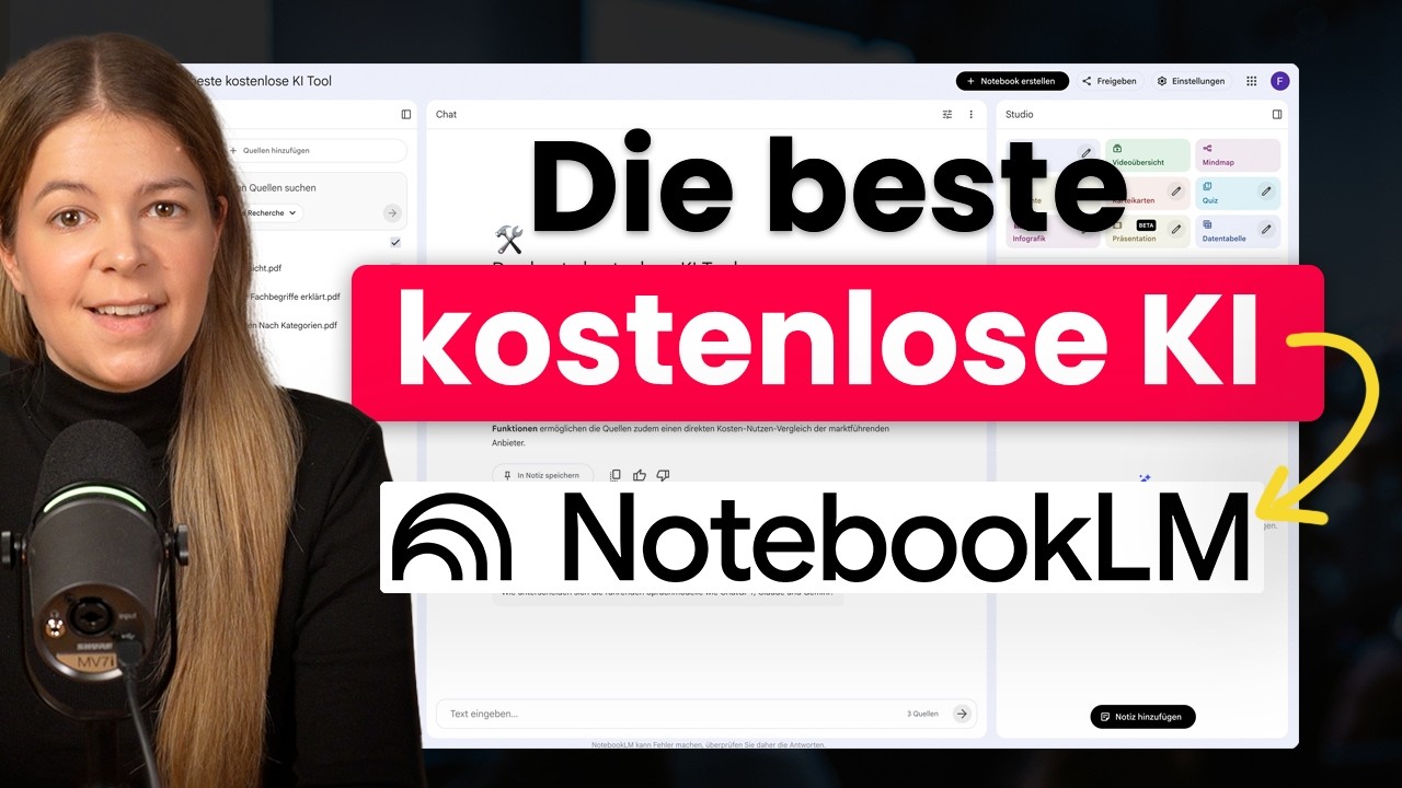 NotebookLM einfach erklärt 🤓 dieses kostenlose KI Tool ist unglaublich hilfreich
