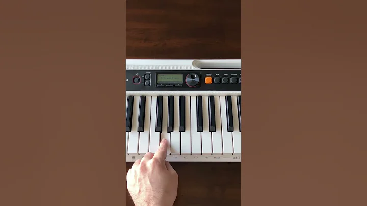 How To Play a 1st Inversion C Minor Piano Chord with the Left Hand