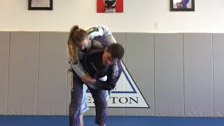 Fundamentals Hip Toss from Haymaker Punch