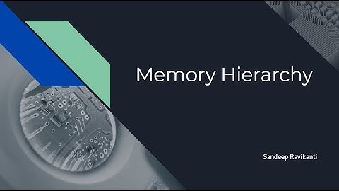 Memory Hierarchy