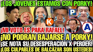 VALIENTE JOVEN EXPONE EL SUCIO PLAN D KEIKO Y LOS BOTS PARA D3STRUIR A PORKY CON VICTORIA D BALCÁZAR
