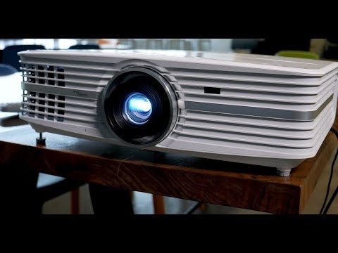 Optoma UHD550X 4K Projector Unboxing and Xbox X 4K Gameplay