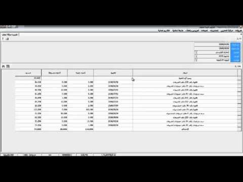 برنامج مخازن تقرير حركة صنف
