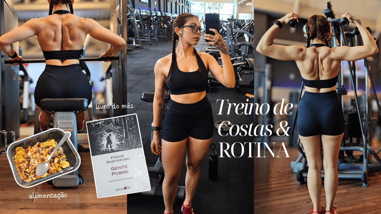 Treino de Costas, alimentação completa, rotina em casal, leituras novas e trabalho