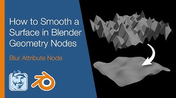 How to Smooth a Surface in Blender Geometry Nodes (Blur Attribute Node)