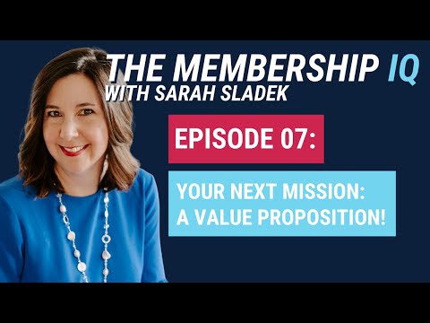 Your Next Mission: A Value Proposition! | Sarah Sladek