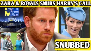 ROYAL SNUB! Zara Tindall & Members Of Royal Family Decline Harry's Call For Invite To Invictus Games