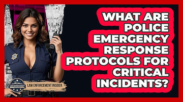 What Are Police Emergency Response Protocols For Critical Incidents? - Law Enforcement Insider