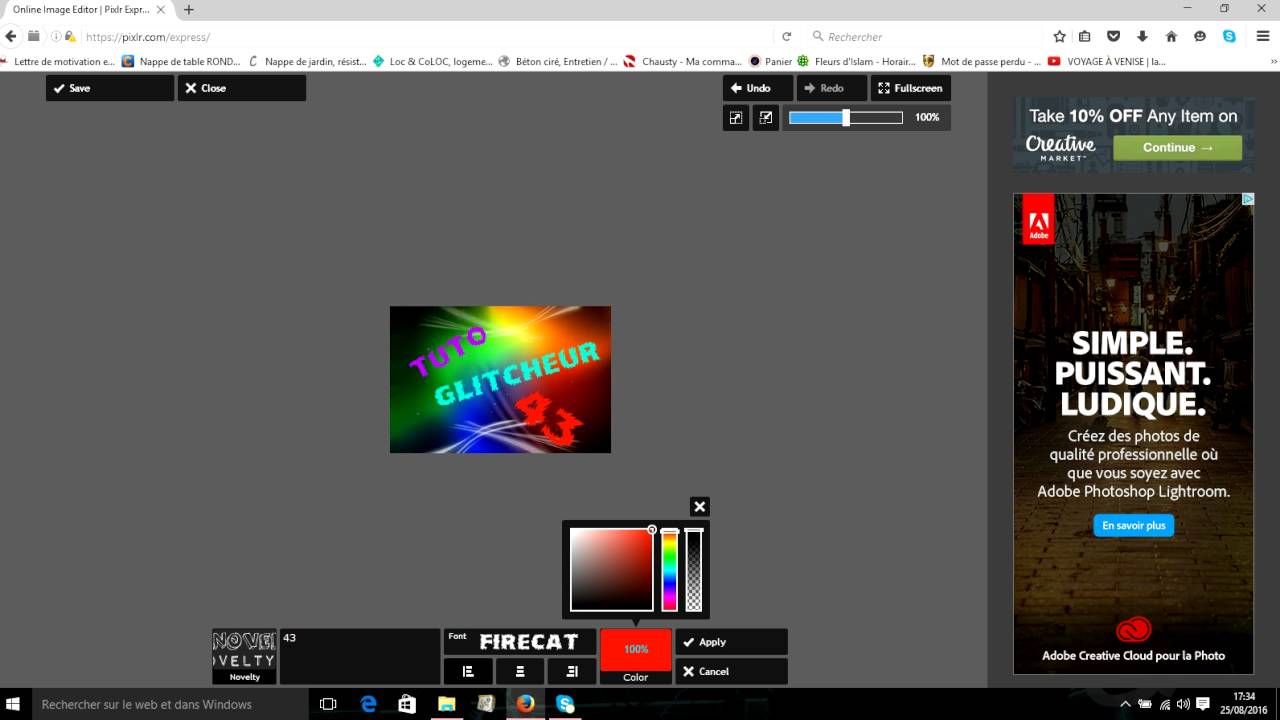 comment faire un fond d'ecran - YouTube