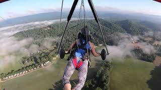 Lookout Mountain Hang Gliding  10th flight!! (Full Flight)