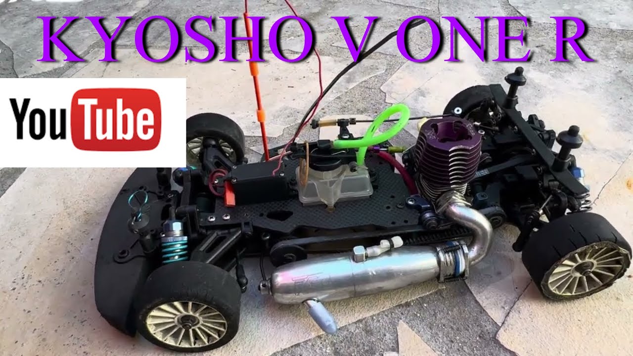 ✓ 4x4 PISTE 1/10 KYOSHO V ONE R - MOTEUR NOVAROSSI .12 2,1 cc