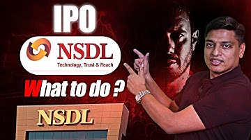 NSDL IPO Analysis | NSDL Vs CDSL  | All about NSDL IPO | What to do? @thewallstreetschool​