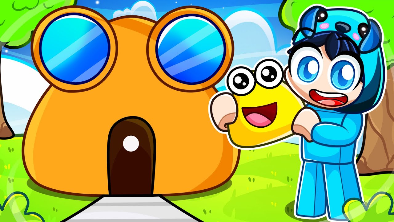 My New POU HOUSE In Roblox! - YouTube