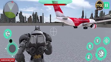 Flying Bat Moto Robot Bike Transform Robot Games - Best Android Gameplay HD