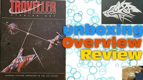 🌌 Unboxing, Overview & Review of Traveller 2nd edition starter set from Mongoose publishing Sci-fi