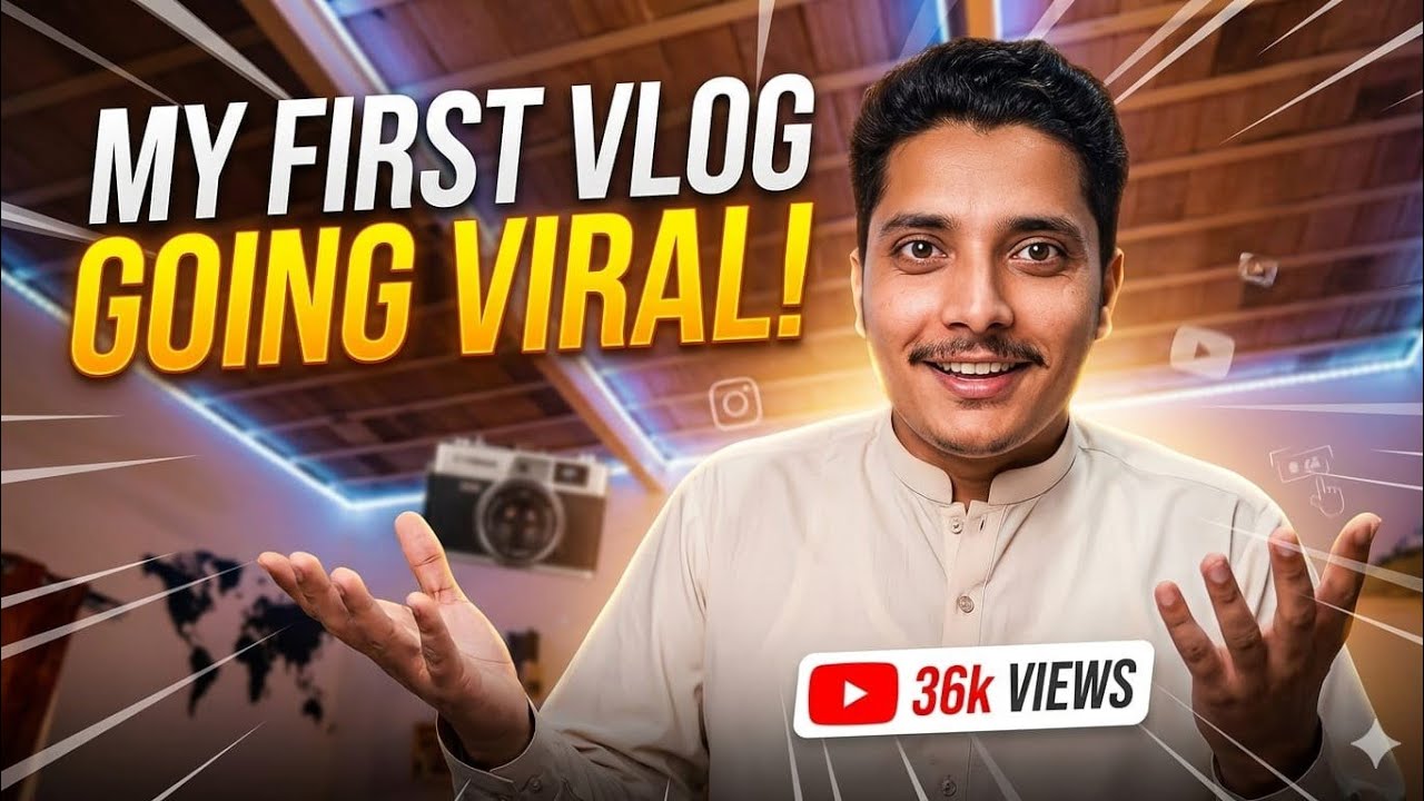 My First Vlog Going Viral - YouTube