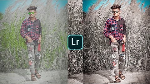 Lightroom aqua and brown effect photo editing tutorial | lightroom background colour change preset