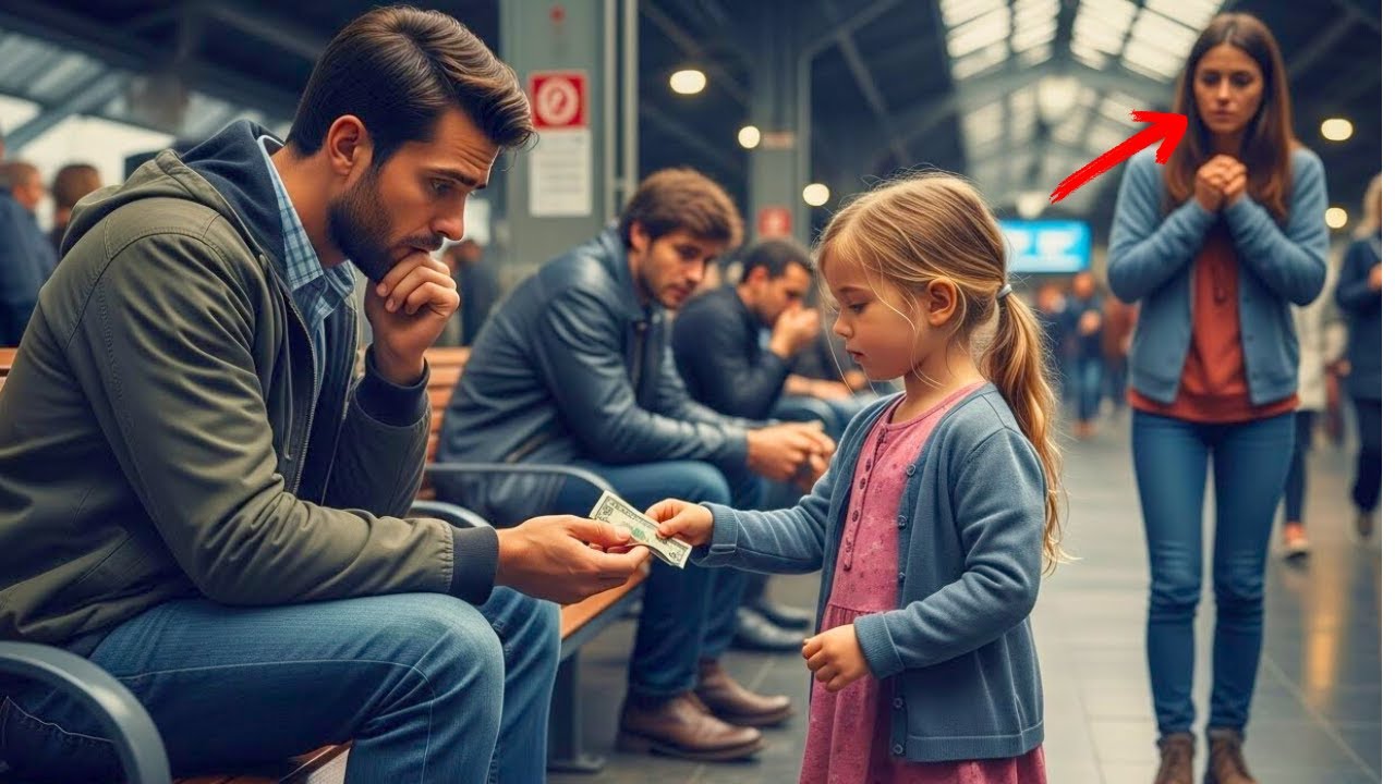 A Little Girl Gave Her Last $5 to a Stranger at the Train Station Not Knowing He Was a Billionaire