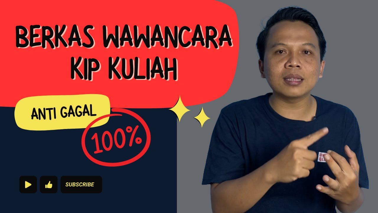 10 Berkas Wawancara KIP Kuliah yang Dibawa