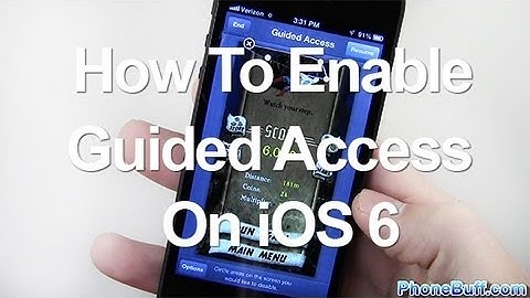 How To Enable Guided Access On iPhone or iPad
