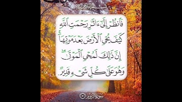 سورة الروم الآية ( 50 )