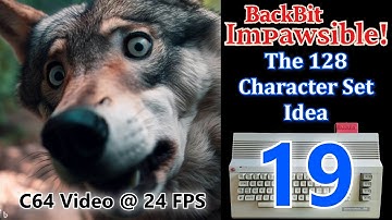 Ep.19 - The 128 Character Set Idea - C64 BackBit Impawsible!