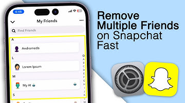 How To Remove Multiple Friends On Snapchat Fast! [2024]