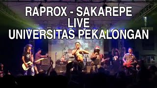 sakarepe - raprox band (live Universitas Pekalongan)