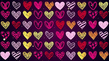 Love Heart Animation Background 4K VJ Loop Video | No Copyright Background Video