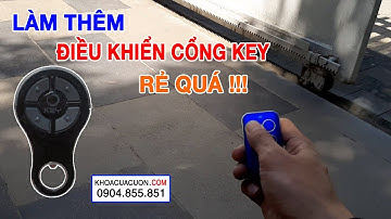 Cài thêm 5 chiếc điều khiển cổng KEY | wwww.khoacuacuon.com