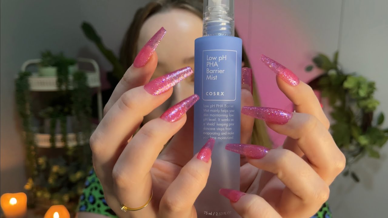 ASMR serums, masks & skincare treatments 😴 | tapping, scratching & whispering