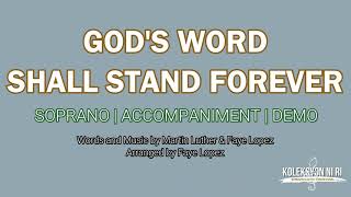 God's Word Shall Stand Forever | Soprano | Vocal Guide by Sis. Sarah Macabali