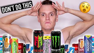 Mixing ALL the ENERGY DRINKS together! *BIG MISTAKE* -  Philip Green
