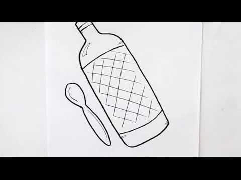 apretón Triturado Lechuguilla Cómo dibujar un Rascador o Botella de Anís Dibuja Conmigo Instrumentos de  Navidad - YouTube